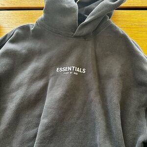 Black Essentials Hoodie Sweatshirt